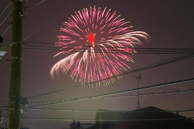 江戸川の花火⑥