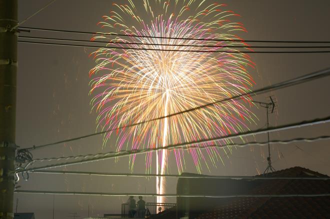 江戸川の花火⑧