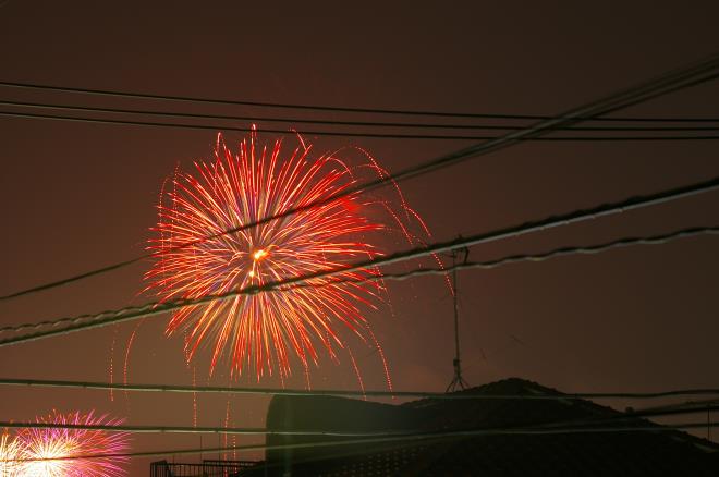 江戸川の花火③