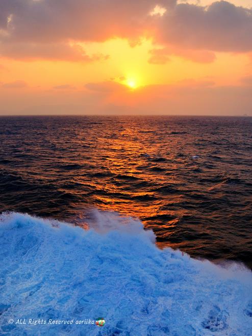 徳之島～奄美大島 夕陽