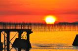 Sunset of seaweed farms