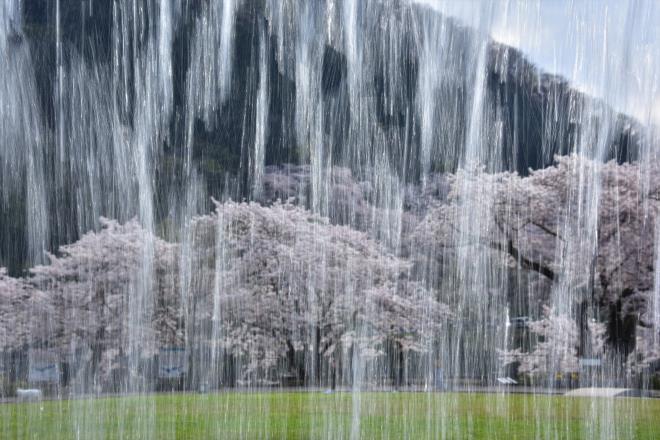 土砂降りの雨？（津久井湖）