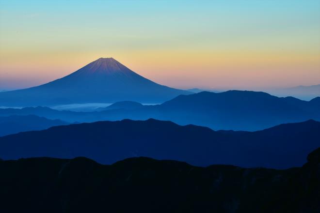 富士夕景