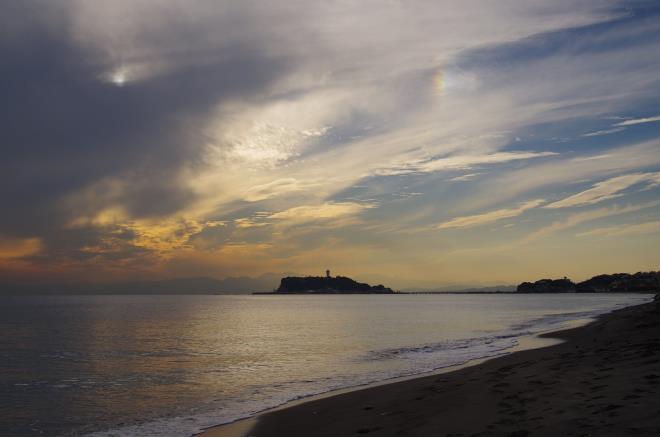 02湘南夕景・彩雲.JPG