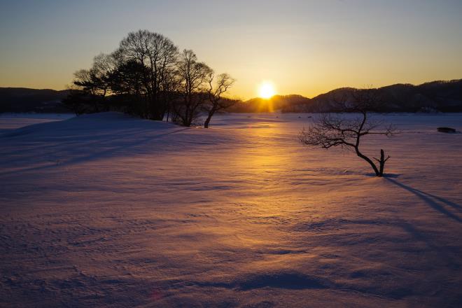 25檜原湖夕景.jpg