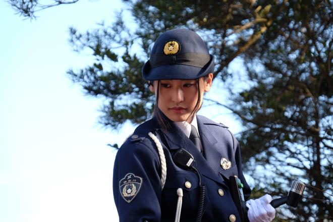 婦警さんもお疲れの様子