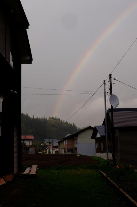 虹が・・・