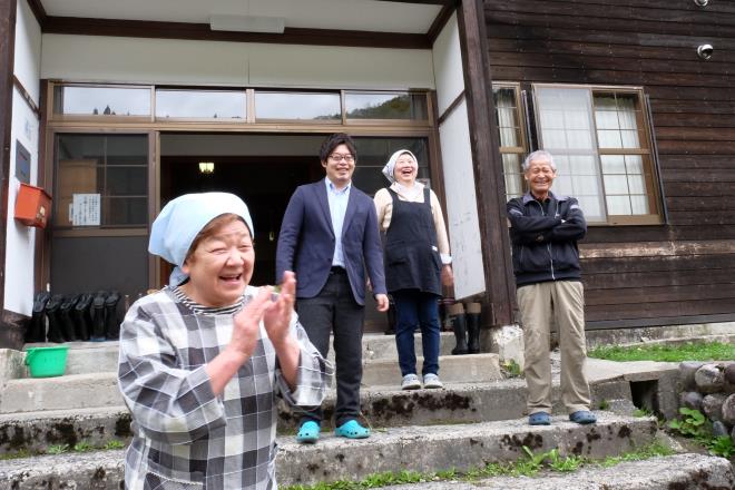 皆さんでお見送り