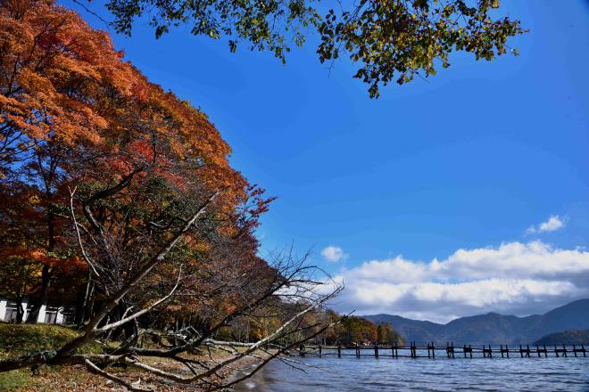 日光プリンスホテルのプライベイトビーチ