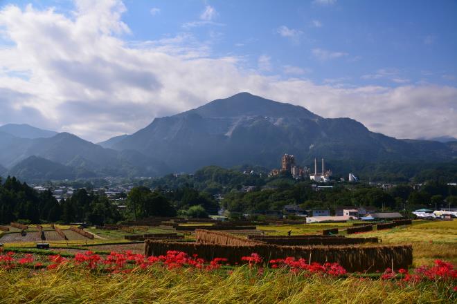 武甲山と棚田