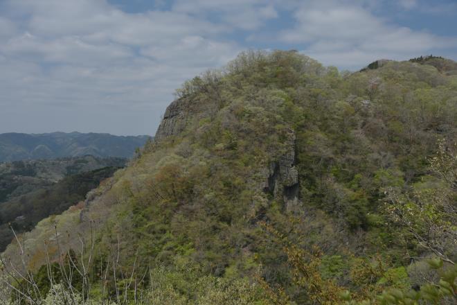 篭岩の山々